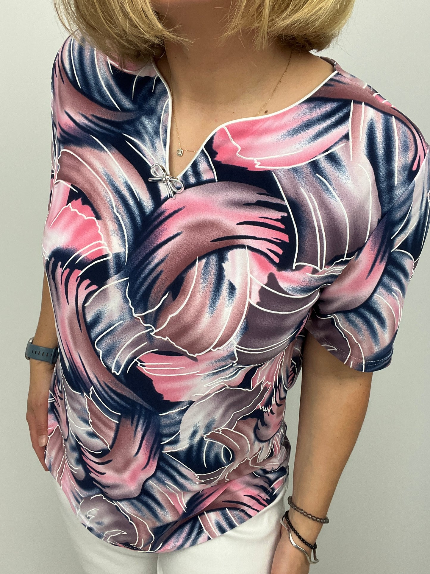 VALENTINA Mini v-neck top