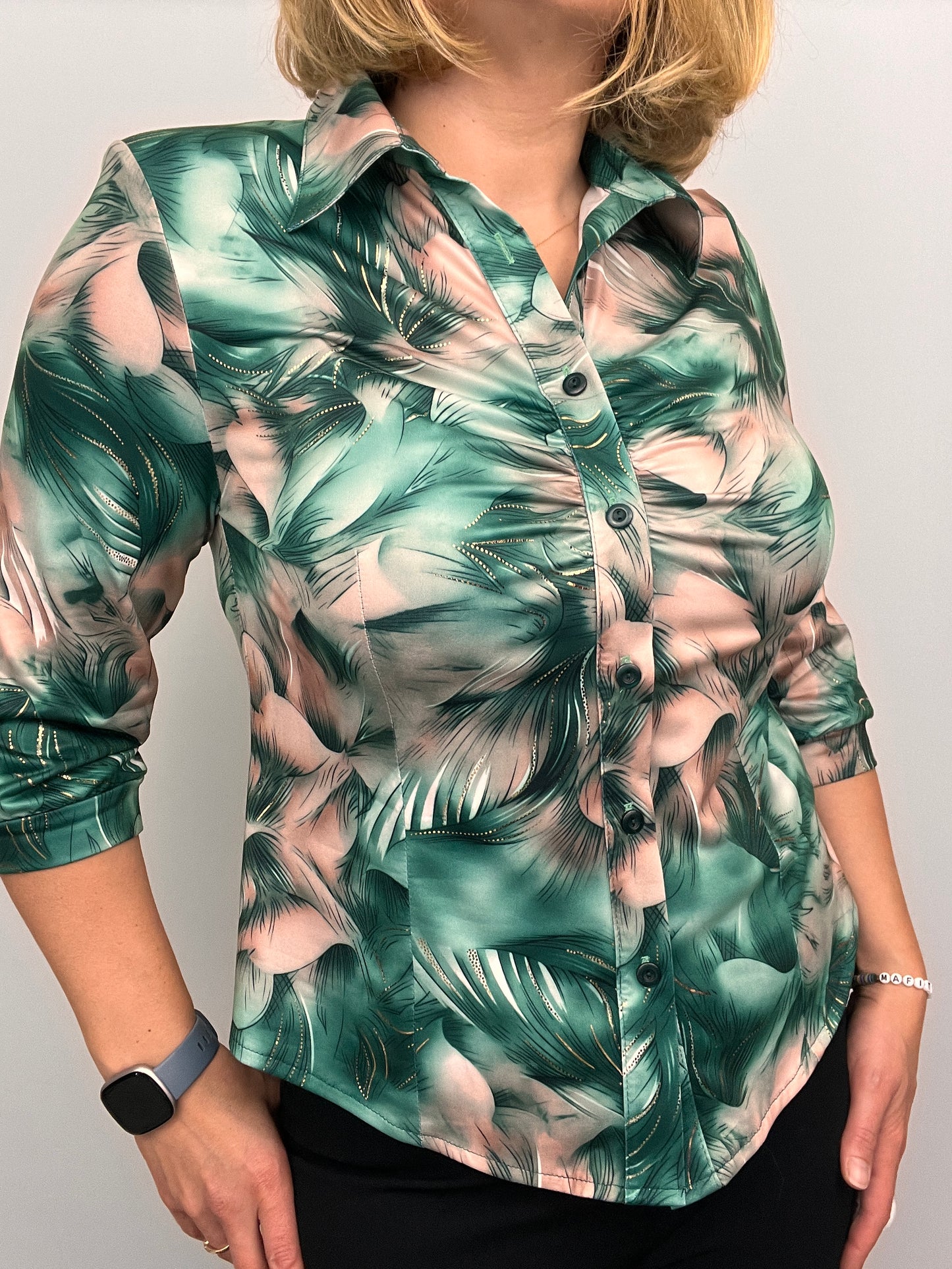 GRACE button down blouse