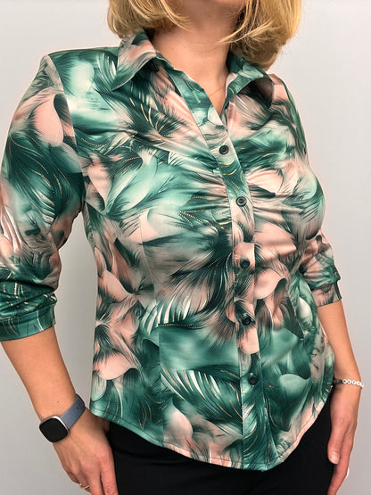 GRACE button down blouse
