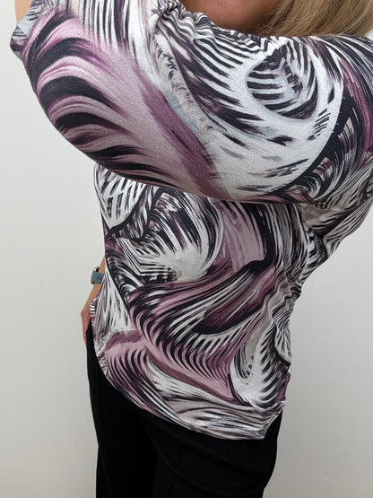 DREW fine knit style top