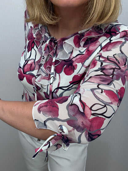 CHERISH ruffle top