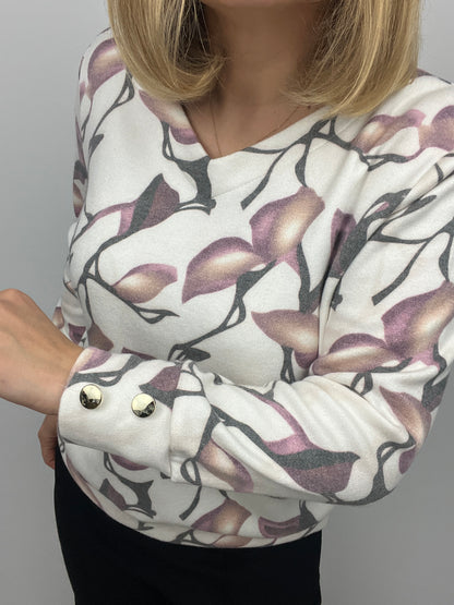 NIAMH subtle v-neck soft jumper