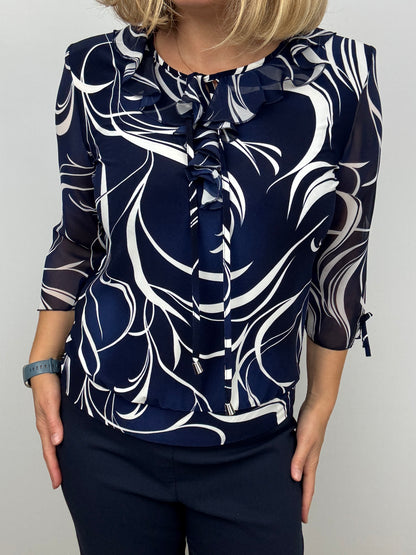 JOYCE ruffle top