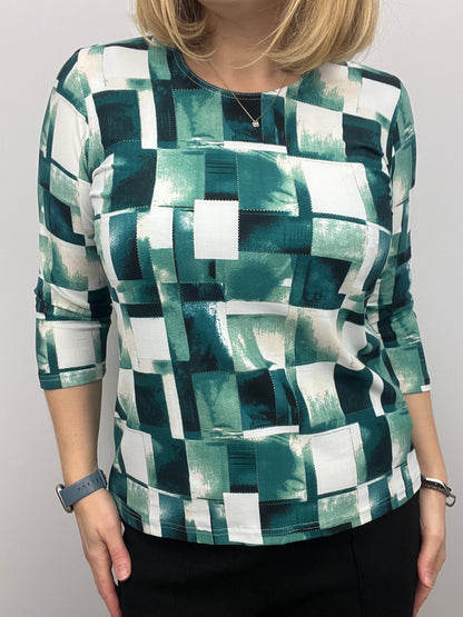 FREYA peachy feeling style top 3/4 sleeves