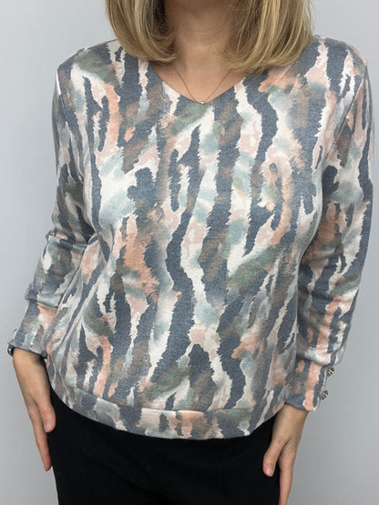 Sinead subtle v-neck soft jumper