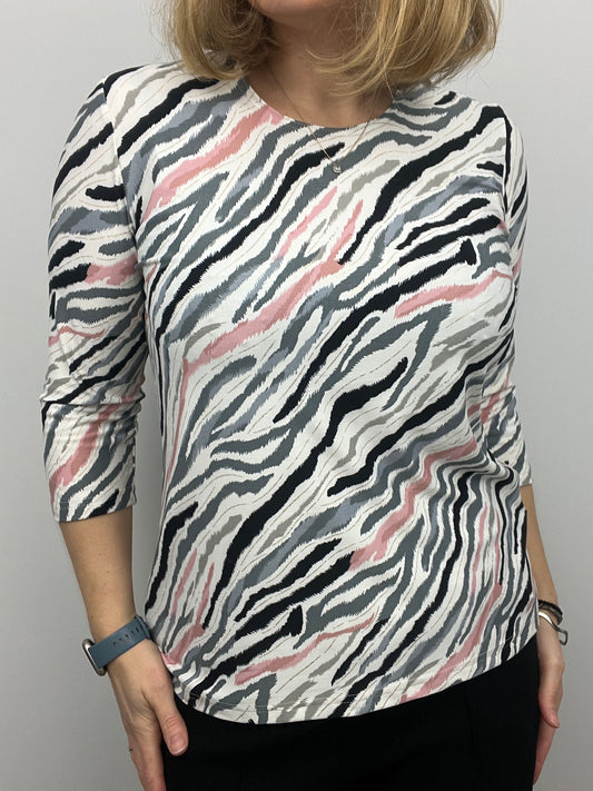 FIONA peachy feeling style top 3/4 sleeves
