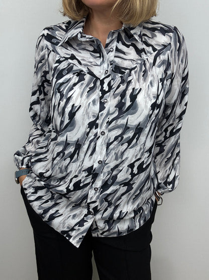 TINA blouse with collar
