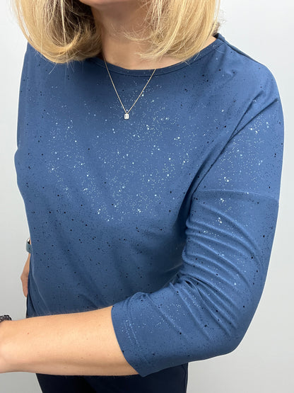 CARRIE festive round neck top