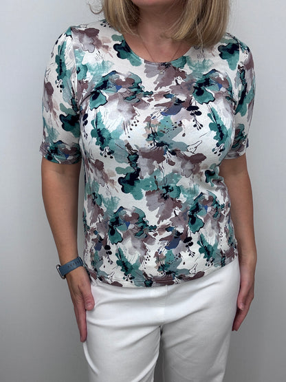 PHILOMENA cotton feel style top short sleeve