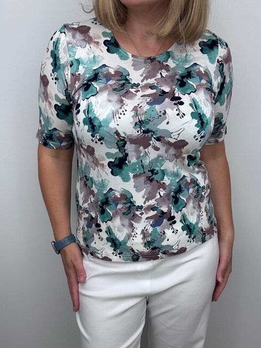 PHILOMENA cotton feel style top short sleeve