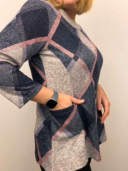 MICHELLE winter top with pockets