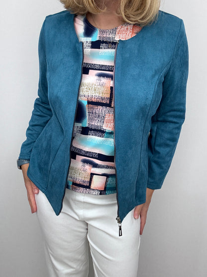 ROISIN peachy feeling style top 3/4 sleeves
