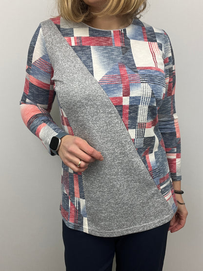 MAY long sleeve fine knit top