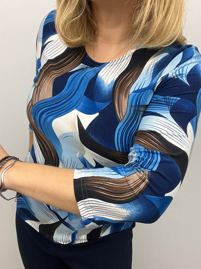 ERICA peachy feeling style top 3/4 sleeves