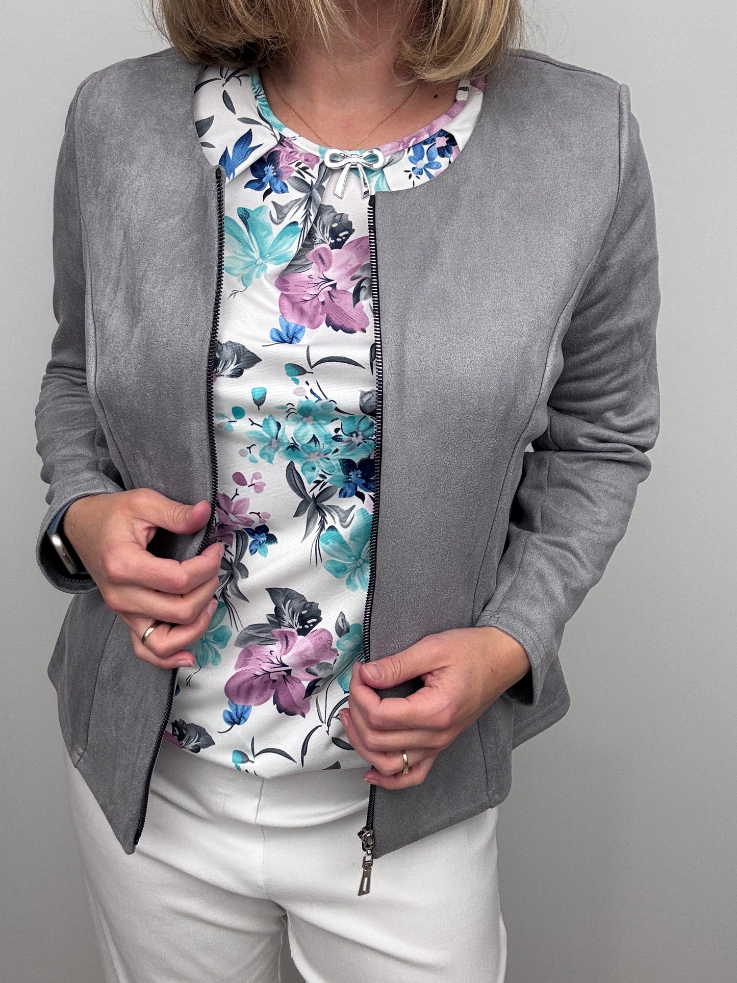 FORTUNE top with gently elasticated hem