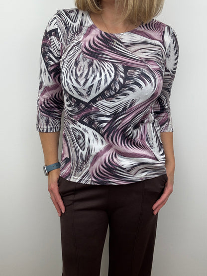 DREW fine knit style top