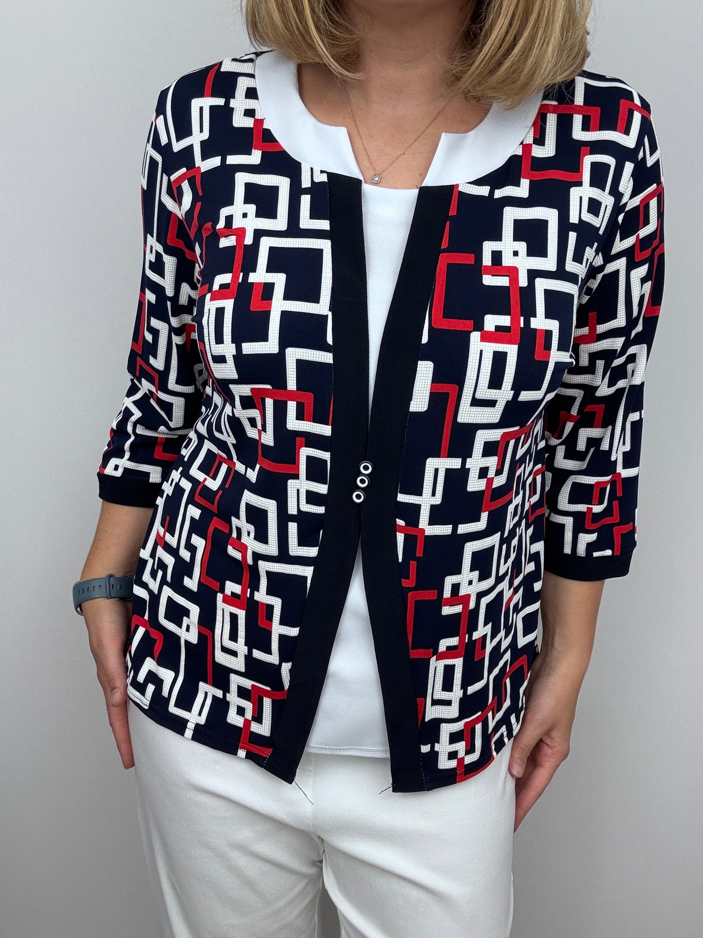 KATHY twin-set effect top