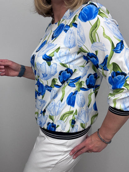 EDEN top with sporty band