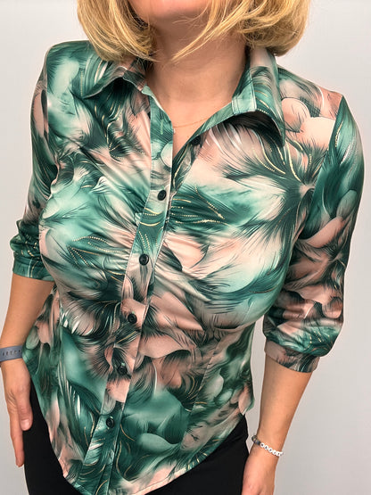 GRACE button down blouse
