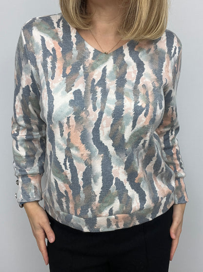Sinead subtle v-neck soft jumper