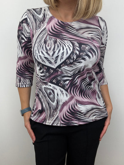 DREW fine knit style top