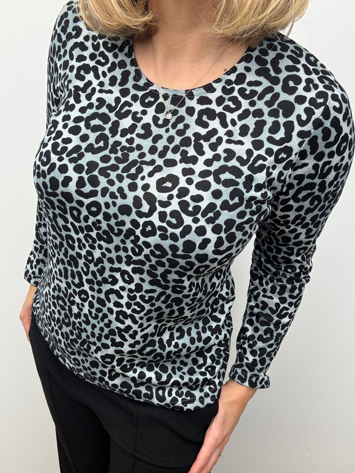 DENISE fine knit style top