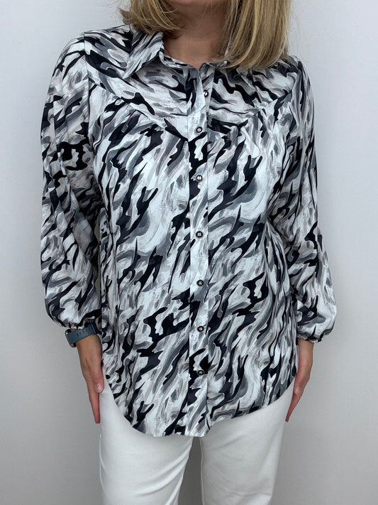 TINA blouse with collar