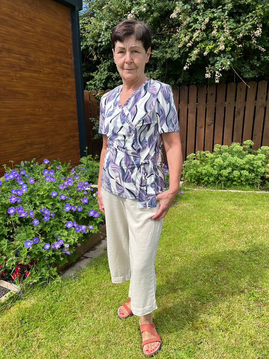 COLETTE wrap top