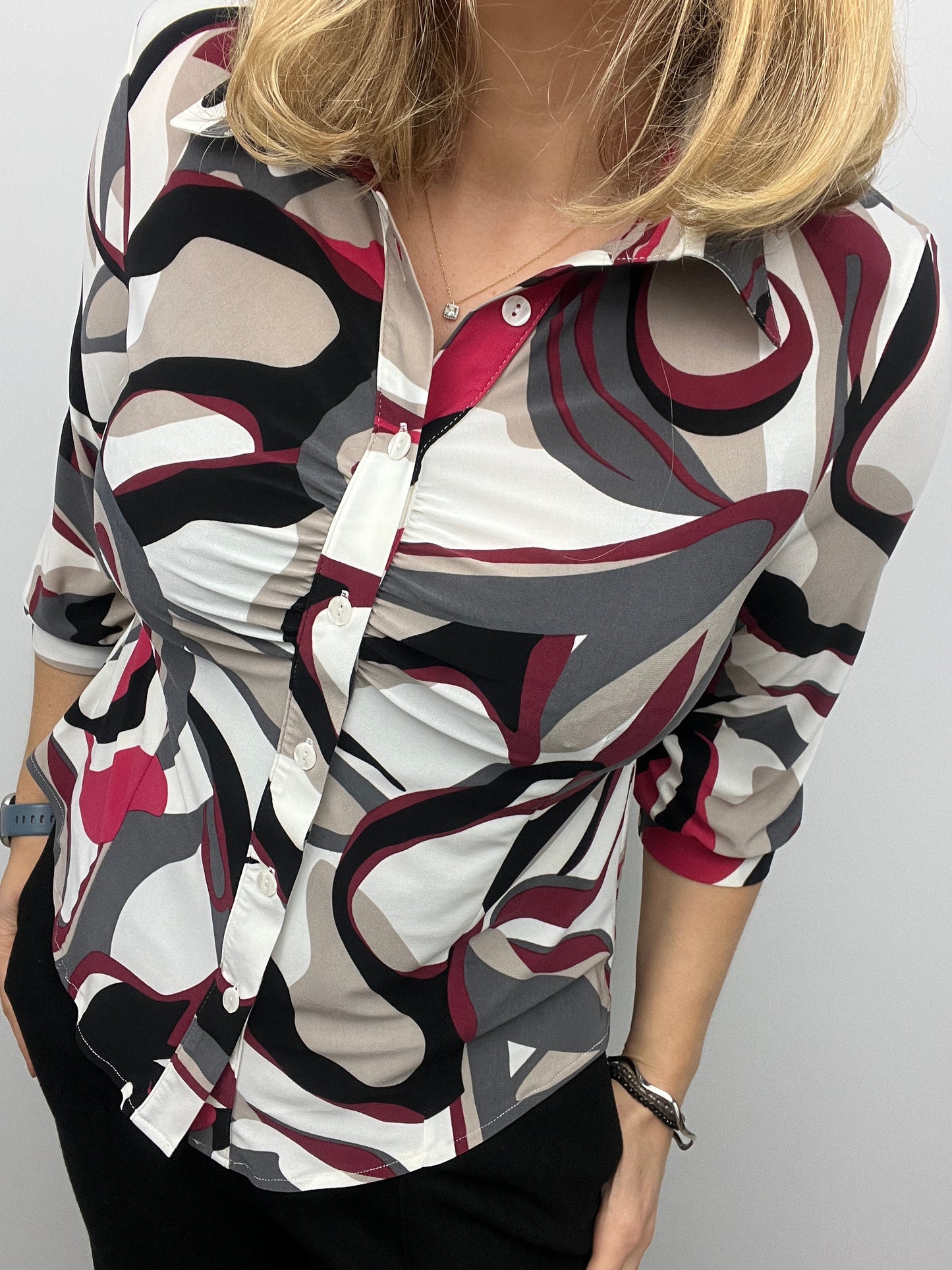 MIRABEL button down blouse