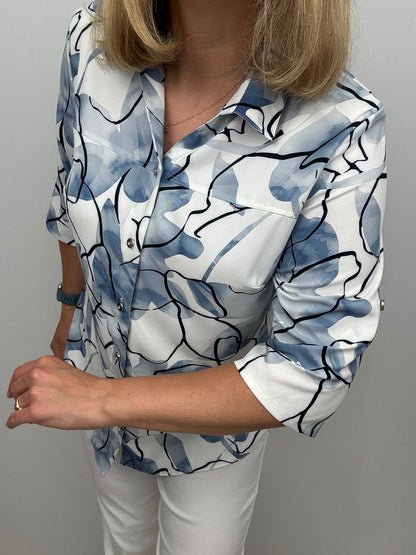 JUDY button down blouse with collar