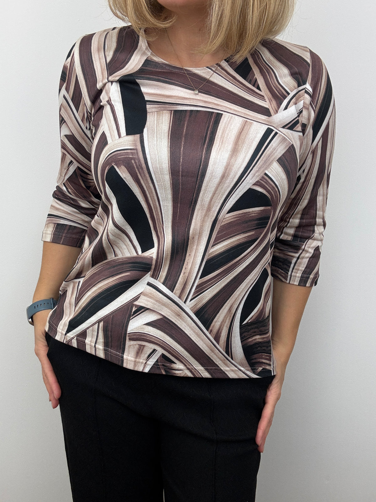STACEY fine knit style top