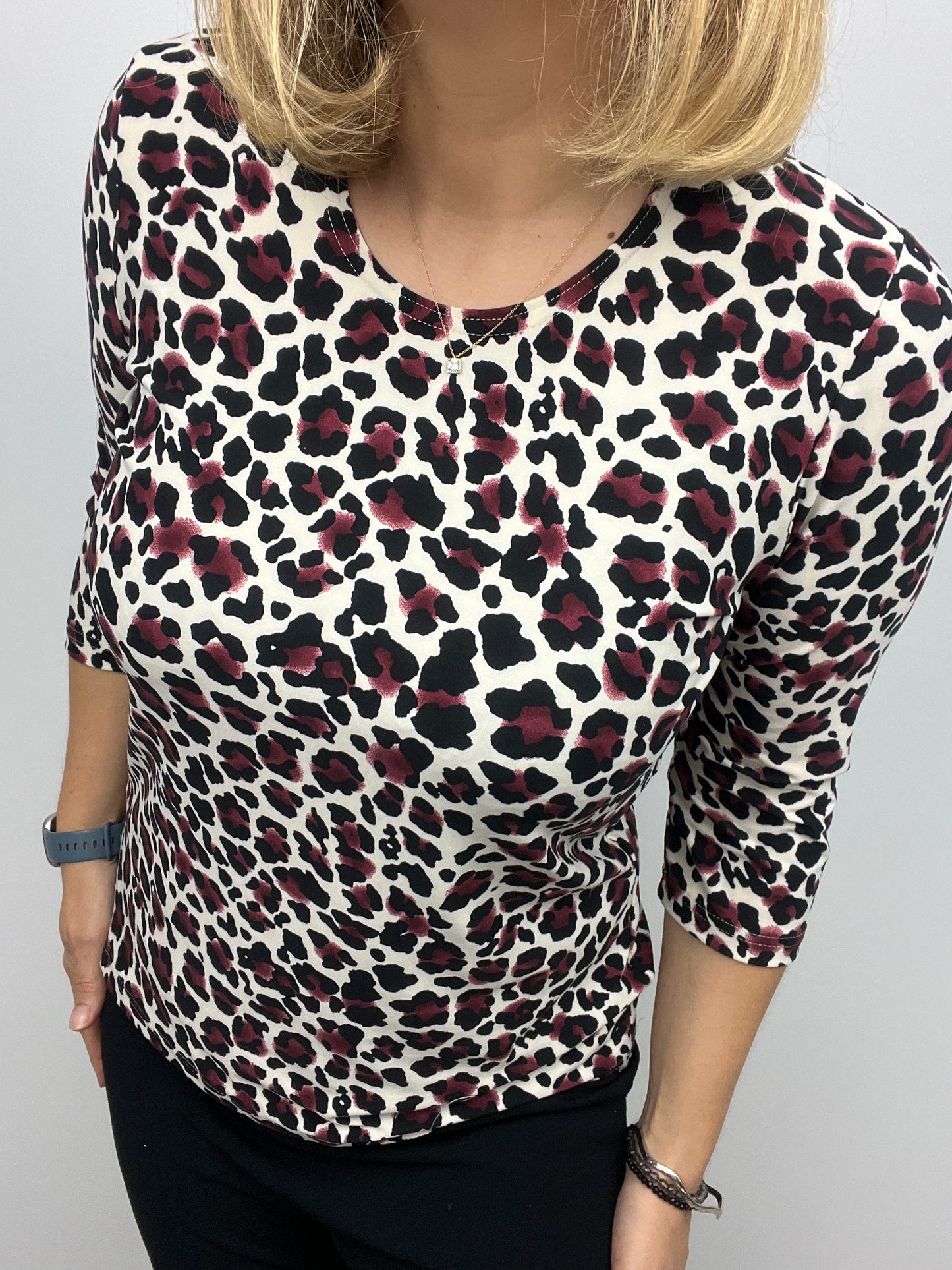 AISLING peachy feeling style top 3/4 sleeves