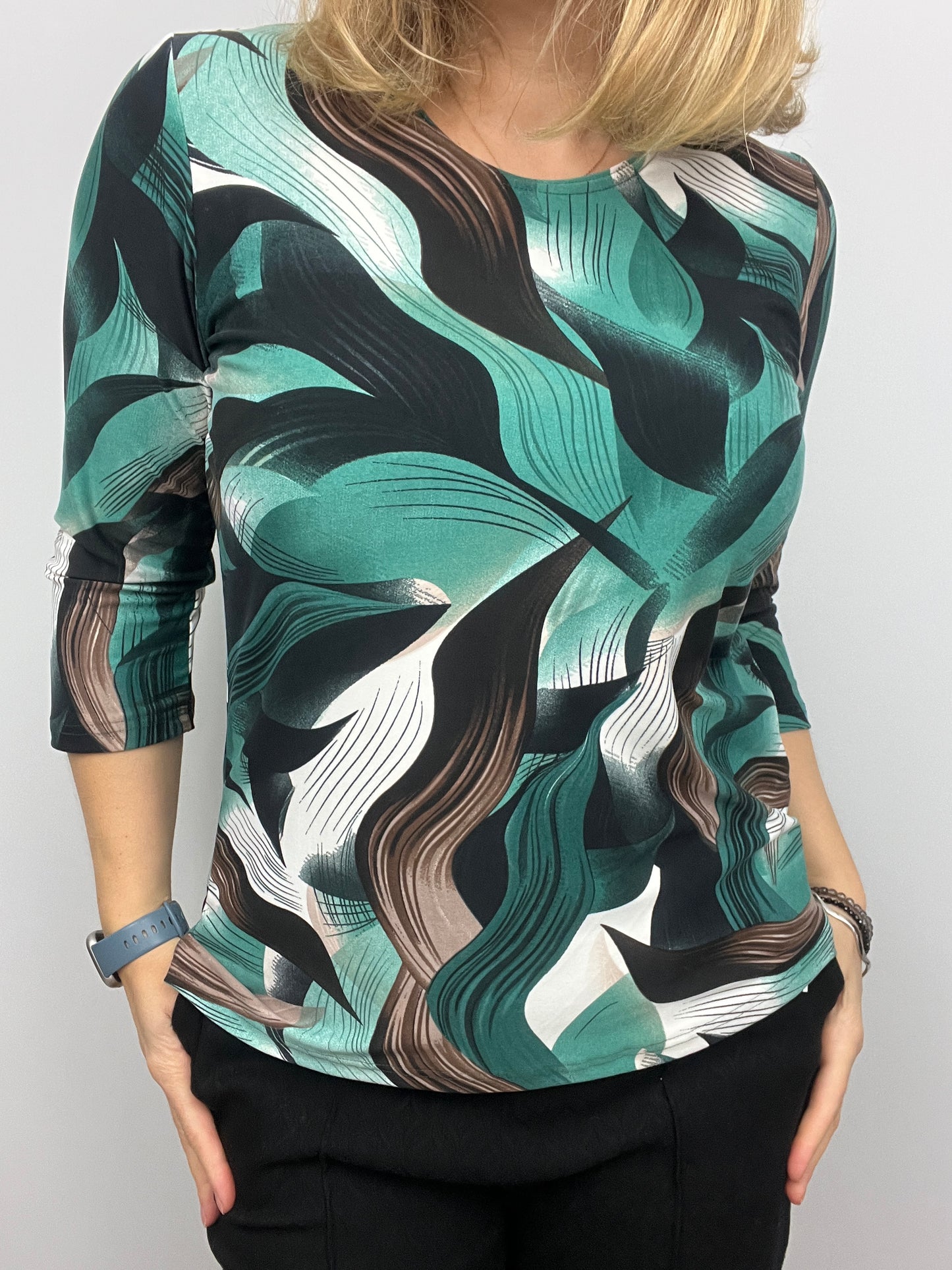 BETHANY peachy feeling style top 3/4 sleeves