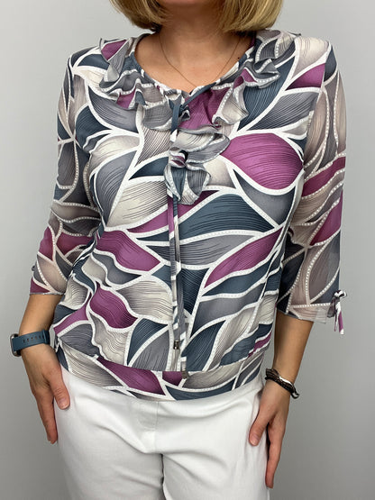 Erin ruffle top