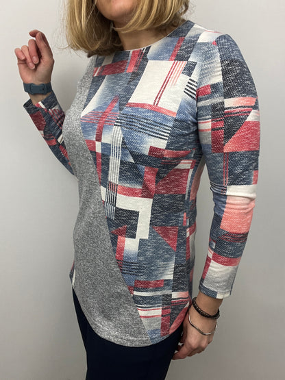 MAY long sleeve fine knit top