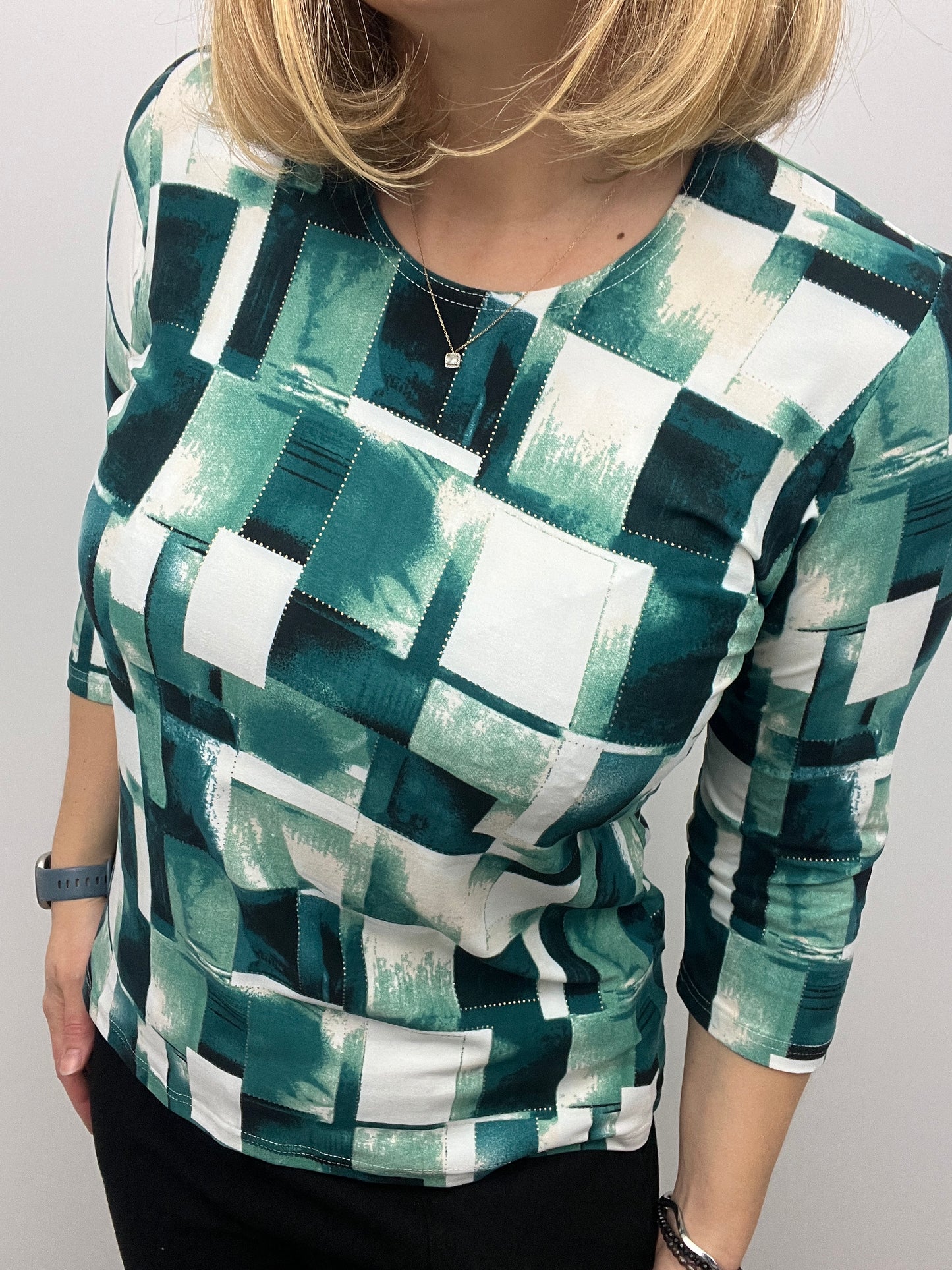 FREYA peachy feeling style top 3/4 sleeves