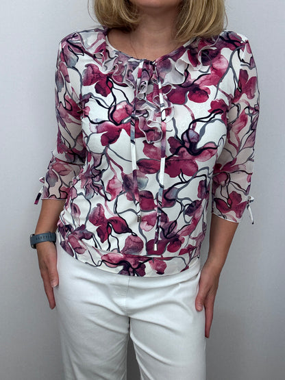 CHERISH ruffle top
