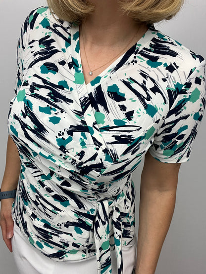 LACEY wrap top