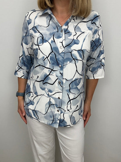 JUDY button down blouse with collar
