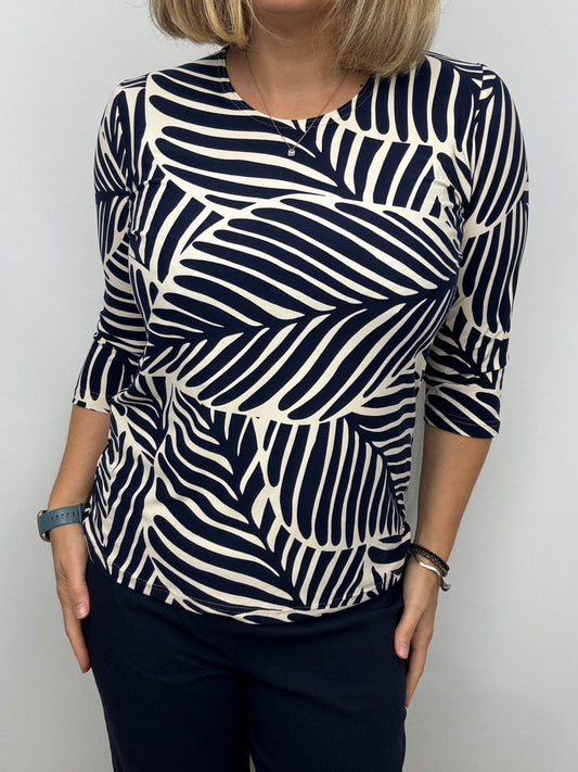 PAULINE peachy feeling style top 3/4 sleeves