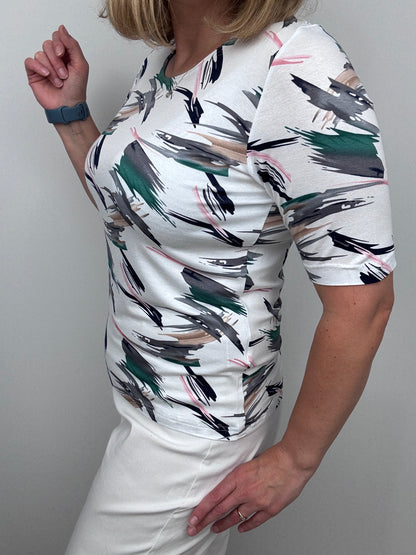 ALISON cotton feel style top short sleeve