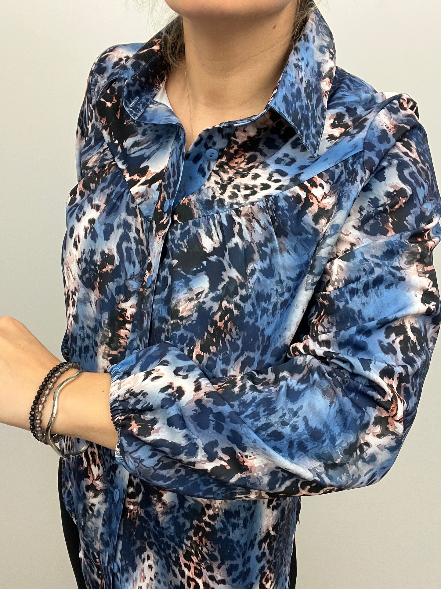 RUBY animal print blouse