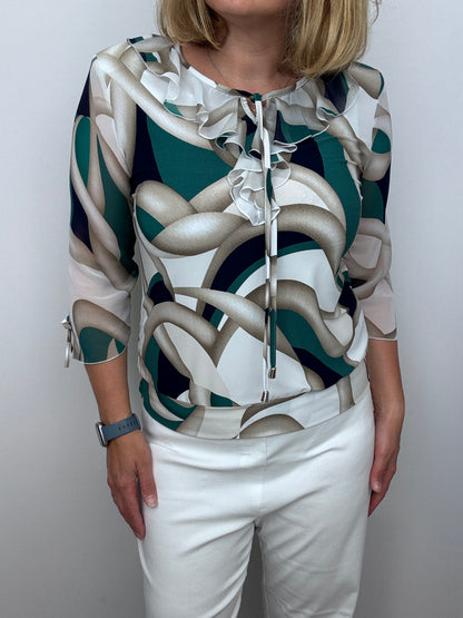 INGRID ruffle top