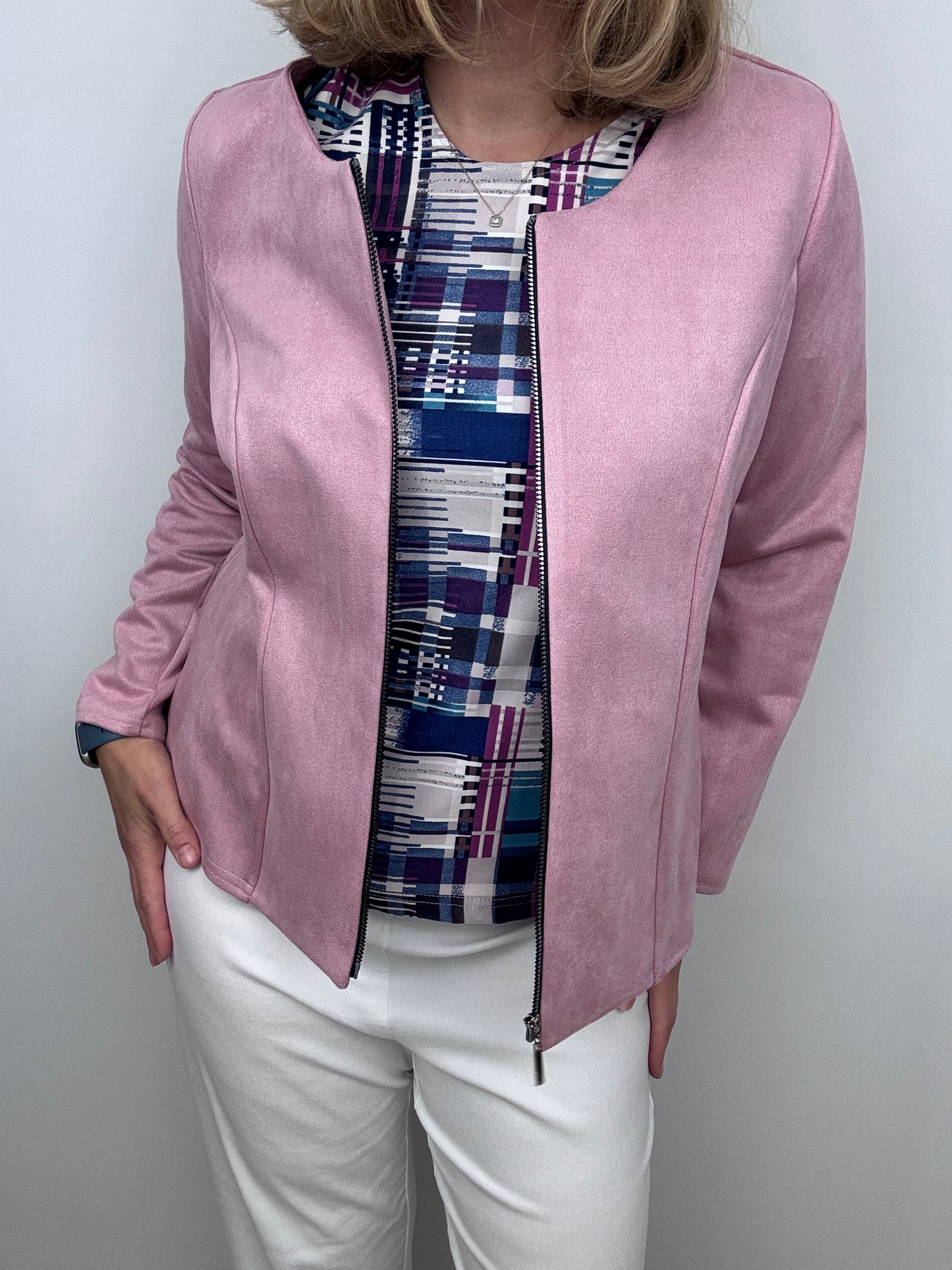 NICOLA peachy feeling style top 3/4 sleeves
