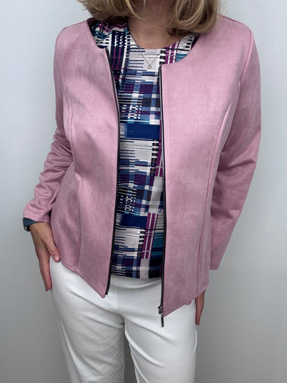 NICOLA peachy feeling style top 3/4 sleeves