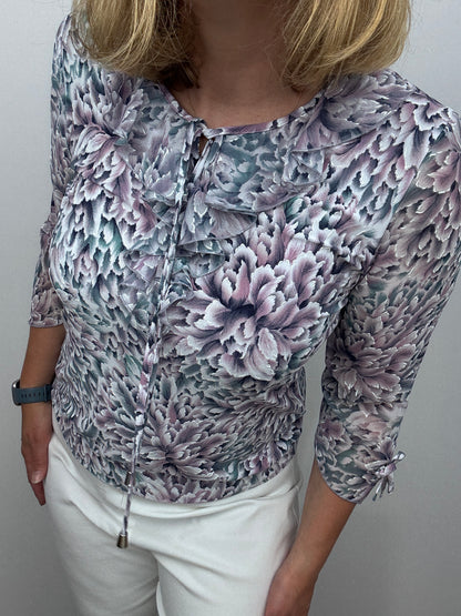 FLORA ruffle top