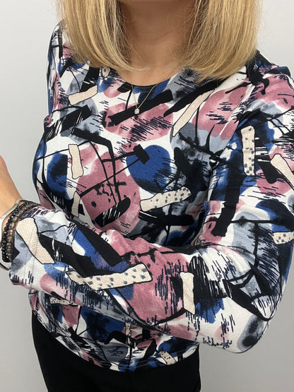 MELISSA fine knit style top long sleeve