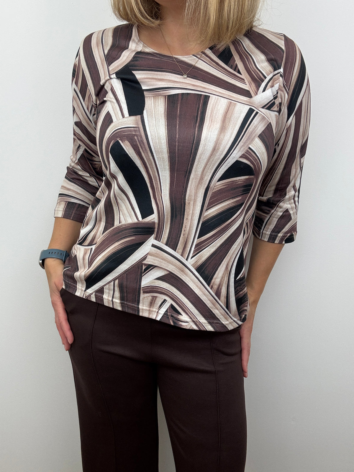 STACEY fine knit style top