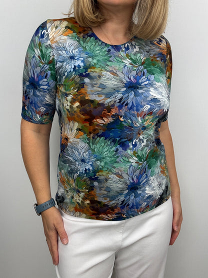 ELEANOR cotton feel style top short sleeve