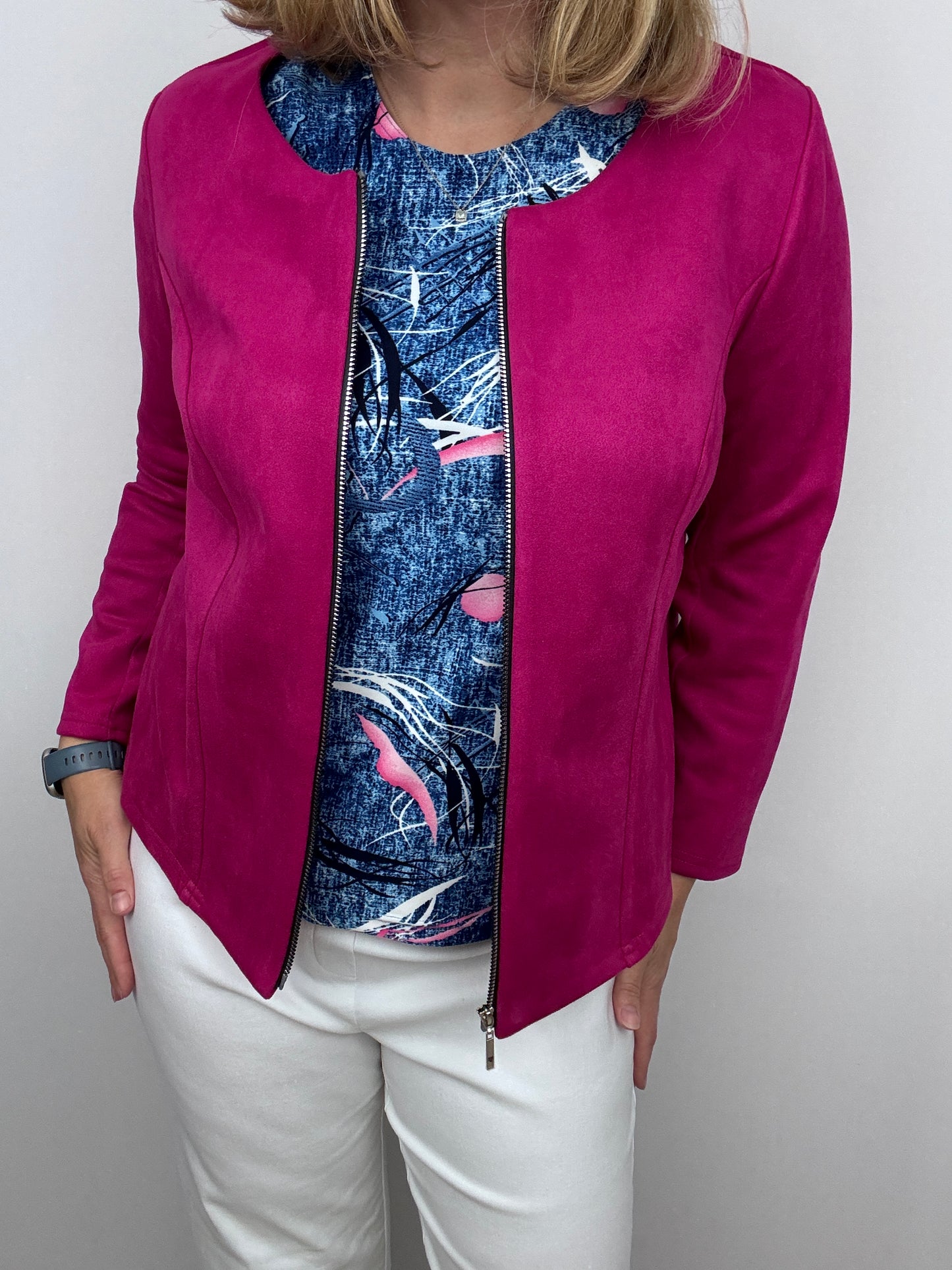 HARPER peachy feeling style top 3/4 sleeves